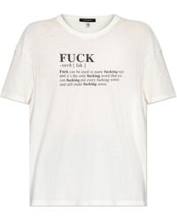 R13 - T-Shirt With Print - Lyst