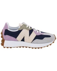 New Balance Suede 327 Sneakers in Natural Indigo (Blue) (White) - Save 64%  | Lyst