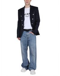 Balmain - Mid Rise Jeans - Lyst