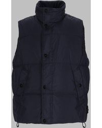 Stone Island - Quilted Padded High-Collar Vest - Lyst