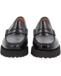 G.H. Bass & Co. - Moccasin Weejuns 90S Penny Leather Loafers - Lyst
