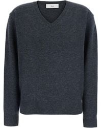 DUNST - V-Neck Sweater Cashmere Wool Top - Lyst