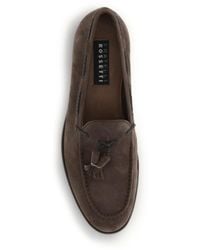 Fratelli Rossetti - Suede Tassel Loafers Calf Leather - Lyst