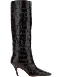 AMINA MUADDI - Amina Muaddi Mona Boot - Lyst