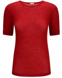 Versace - Ribbed Knit T-Shirt - Lyst