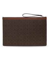 Bally - Large Clutch Handbag With Iconic Logo - Lyst