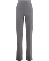 Malo - Virgin Wool Trousers - Lyst