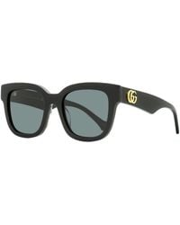 Gucci - Logo Sunglasses Gg0998S 001 52Mm Plastic (Acetate) - Lyst