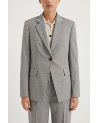 Brunello Cucinelli - Light Wool Tailored Blazer - Lyst