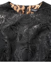 Dolce & Gabbana - Floral Jacquard Flared A-Line Dress - Lyst