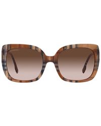 Burberry - Be4323 Check Sunglasses - Lyst