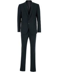 Emporio Armani - Single-Breasted Suit With Notched Revers - Lyst
