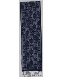 Ferragamo - Scarf With Monogram Cashmere Virgin Wool Scarfs - Lyst