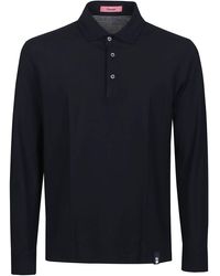 Drumohr - Oxford Long Sleeve Polo Shirt - Lyst
