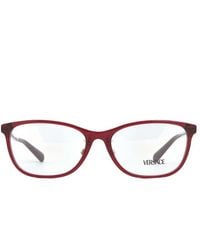 Versace - Eyeglasses Round Full Rim, Transparent Frame And Clear Demo Lenses Lens Ve3297D388 - Lyst