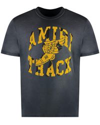 Amiri - Cotton Crew-neck T-shirt - Lyst