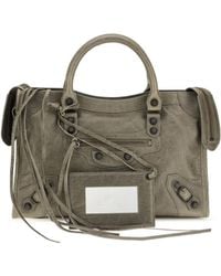 Balenciaga - Small Le City Handbag Lamb Ovis Aries Handbags - Lyst