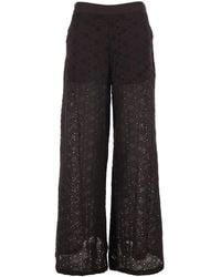 Pinko - 'Recamo' Pants With All-Over Design For - Lyst