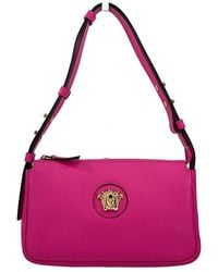 Versace - La Medusa Vitello Shoulder Bag Purse Leather - Lyst