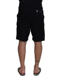Dolce & Gabbana - Cotton Bermuda Cargo Shorts - Lyst