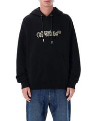 Off-White c/o Virgil Abloh - Cloudy Arrow Cotton Skate Hoodie - Lyst