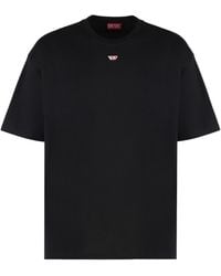 DIESEL - T-Boxt-D Cotton Crew-Neck T-Shirt - Lyst