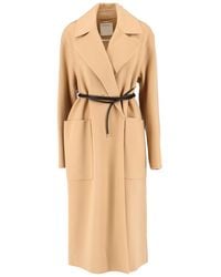 Sportmax - Virgin Wool Dressing Gown Coat - Lyst