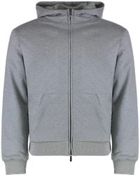Moorer - Hoodie With Zipper And Hood Made Of Virgin Wool - Lyst