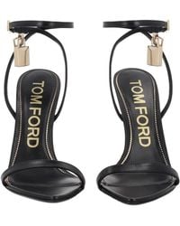 Tom Ford - Heeled Sandal Leather Goat - Lyst