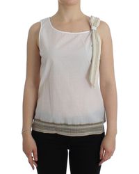 Ermanno Scervino - Elegant Bow-Detailed Sleeveless Top - Lyst