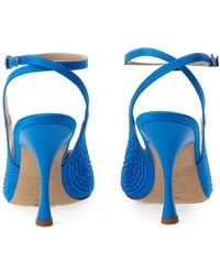 Liu Jo - Liu Jo Satin Slingback With Hourglass Heel - Lyst