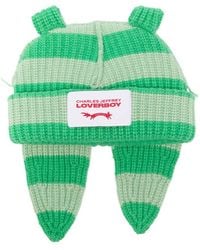 Charles Jeffrey - Chunky Rabbit Striped Beanie Hat - Lyst