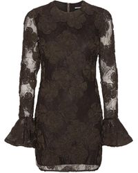 ROTATE BIRGER CHRISTENSEN - Mini Dress Flower - Lyst