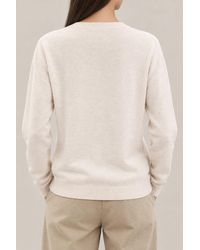 Brunello Cucinelli - Marble Wool Silk Cashmere Diamond Sweater Clothing - Lyst