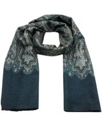 Kiton - Light Scarf With Small Fringes - Lyst