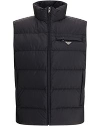 Prada - Re-Nylon Down Vest - Lyst