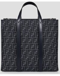 Fendi - Ff Jacquard Fabric Bag - Lyst