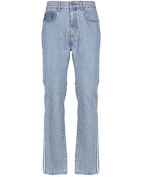 JW Anderson - Fringed Slim-fit Jeans - Lyst