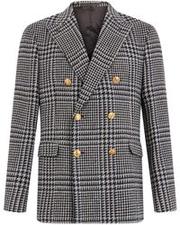 Slowear - Double-Breasted Wool Blazer Virgin Suit & Dinner Jackets - Lyst