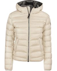 Colmar Friendly - Down Jacket With Fixed Hood - Natural