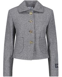 Patou - Crop Tweed Jacket - Lyst