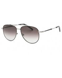 Ferragamo - Sunglasses Aviator Full Rim, /Light Ruthenium Frame And Gradient Lens Sf226S086 - Lyst