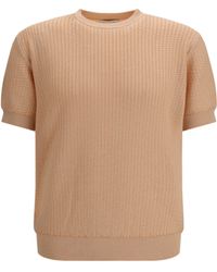 Piacenza Cashmere - Cotton And Silk Blend Sweater Cotton - Lyst