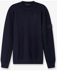 Stone Island - Wool And Cashmere Blend Sweater - Lyst