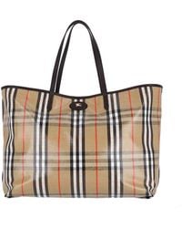 Burberry - 'Highlands' Large Tote Bag - Lyst