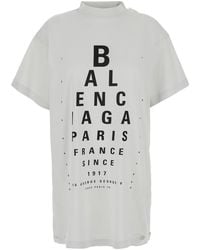 Balenciaga - Optical Cotton T-Shirt - Lyst