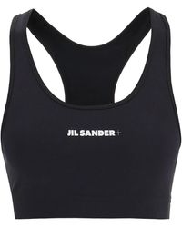 Jil Sander Logo Sports Bra - Black