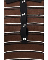 Ganni - Polo Dress Striped Wool (Ovis Aries) - Lyst