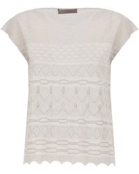 D.exterior - Lurex Sweater With Embroideries - Lyst