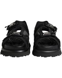 Dolce & Gabbana - Logo Detailed Chunky Sandals Shoes Leather - Lyst